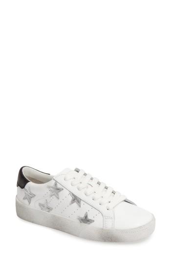 Women's Mercer Edit Callback Star Sneaker M - White