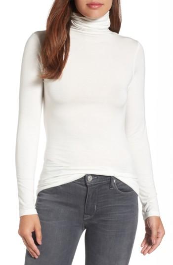 Women's Halogen Long Sleeve Turtleneck - Ivory