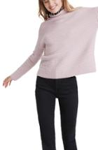 Women's Madewell Belmont Mock Neck Sweater - Purple