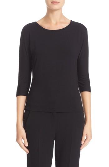 Women's Max Mara Circe Jersey Tee, Size - Black
