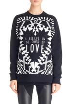 Women's Givenchy 'power Of Love' Graphic Cotton Sweatshirt