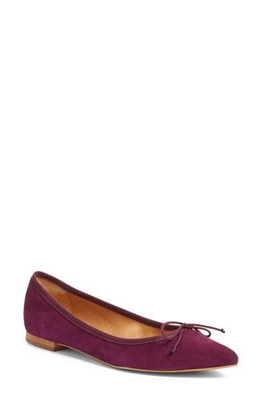 Women's Corso Como 'recital' Pointy Toe Flat .5 M - Purple