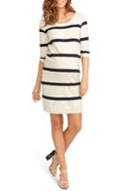 Women's Rosie Pope 'harper' Stripe Maternity Sweater Dress - Ivory