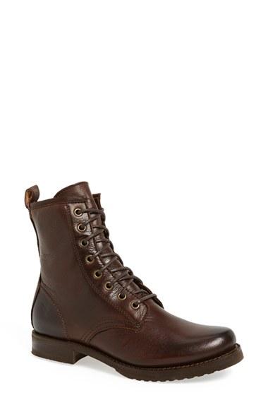 Women's Frye 'veronica Combat' Boot M - Brown