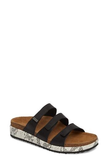 Women's Aetrex Isabelle Slide Sandal Eu - Black