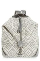 Ten79la Beaded Woven Backpack - Grey