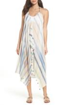 Women's Pool Party Beach To Street Cover-up Dress, Size - Blue/green