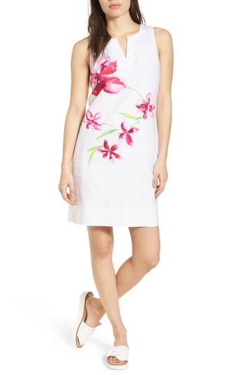 Women's Tommy Bahama Floral Fade Shift Dress - White