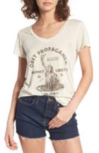 Women's Obey Respect Liberty Graphic Tee, Size - Ivory