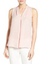 Women's Vince Camuto Sleeveless V-neck Blouse, Size - Red