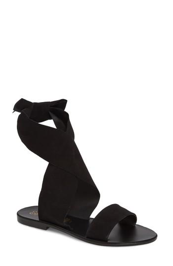 Women's Seychelles Cruisin Ankle Wrap Sandal M - Black