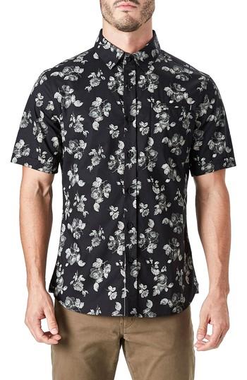 Men's 7 Diamonds Human Nature Woven Shirt, Size - Black