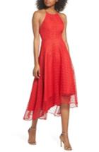 Women's Jenny Yoo Penelope Strappy Back Lace Dress - Red