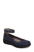 Women's Otbt Scamper Ankle Strap Wedge .5 M - Blue