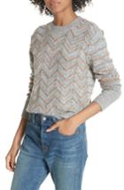 Women's Free People Zigzag Pullover - Blue