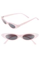 Women's Leith 48mm Wide Cat Eye Sunglasses - Pink/ Black