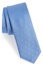 Men's Calibrate Felsic Geometric Silk Tie, Size - Blue