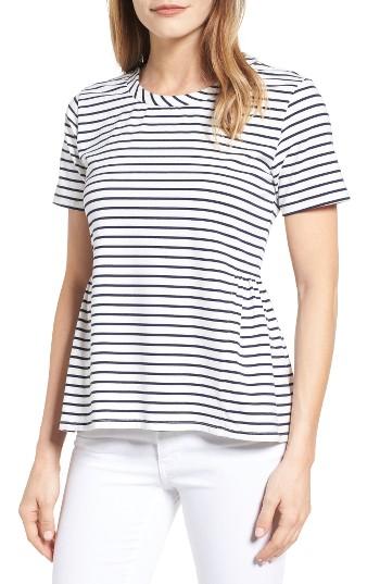 Women's Thml Side Ruffle Stripe Tee