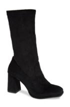 Women's Sbicca Jenice Stretch Corduroy Bootie .5 M - Black