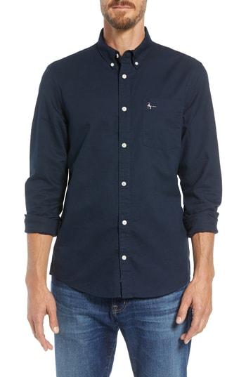 Men's Jack Wills Wadsworth Slim Fit Oxford Sport Shirt - Blue