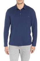 Men's Tommy Bahama Tropicool Sueded Sands Fit Polo, Size Large - Blue