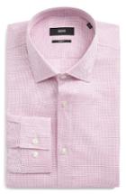Men's Boss Isaak Slim Fit Microcheck Dress Shirt