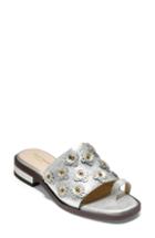 Women's Cole Haan Carly Floral Sandal .5 B - Metallic