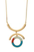 Women's Madewell Circle Stone Pendant Necklace