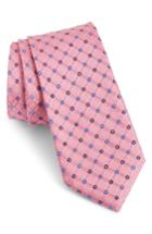 Men's Nordstrom Men's Shop Coventry Neat Silk Tie, Size - Pink