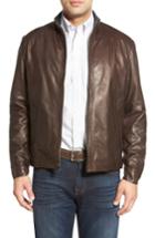 Men's Remy Leather Lambskin Leather Jacket R - Brown