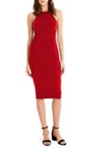 Women's Michael Stars Halter Midi Dress - Red