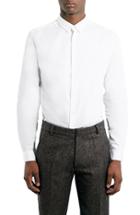 Men's Topman Dress Shirt, Size - White