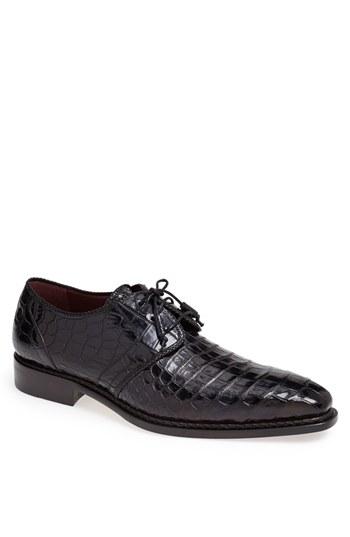 Men's Mezlan 'marini' Alligator Leather Derby M - Blue
