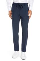 Men's Club Monaco Trim Fit Pintuck Pants - Blue