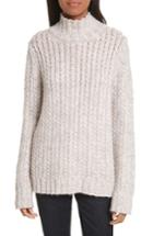 Women's La Vie Rebecca Taylor Marled Cable Knit Pullover - Pink