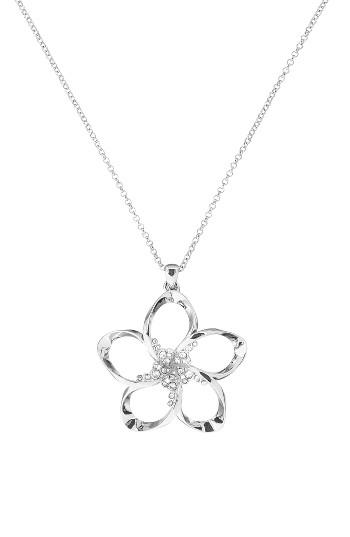 Women's Ted Baker London Crystal Flower Pendant Necklace