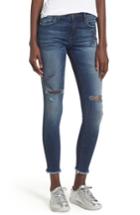 Women's Sts Blue Star Embroiderd Skinny Ankle Jeans - Blue