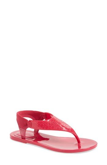 Women's Calvin Klein Janny Jelly Sandal M - Pink