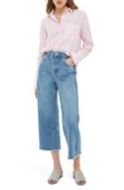 Women's Topshop Zayn Split Back Shirt Us (fits Like 2-4) - Pink