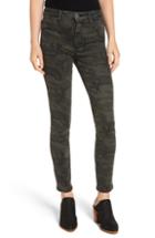 Women's Sts Blue Ellie Camo Print High Waist Skinny Jeans - Green