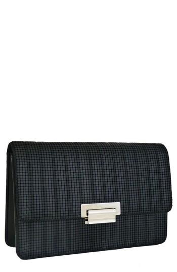 Whiting & Davis Sydney Quilted Clutch - Black