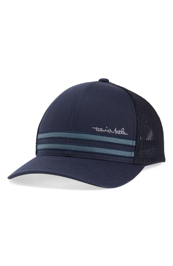 Men's Travis Mathew Swammy Mesh Ball Cap /x-large - Blue