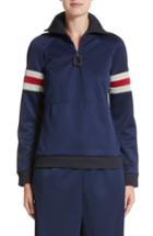 Women's J.w.anderson Athletic Half Zip Pullover Us / 10 Uk - Blue
