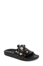 Women's Marc Jacobs Daisy Aqua Slide Sandal Us / 40eu - Black
