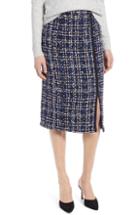 Women's Halogen Tweed Pencil Skirt - Blue