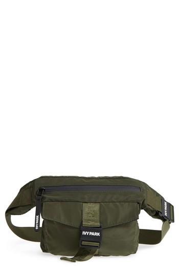 Ivy Park Fashion Parachute Bum Bag - Green