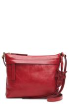 Frye Carson Leather Crossbody Bag - Red