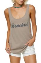 Women's O'neill Beachin' Graphic Tank Top - Grey