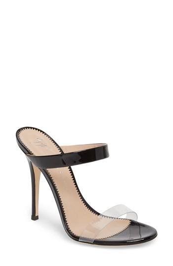 Women's Giuseppe Zanotti Strappy Sandal .5 M - Black