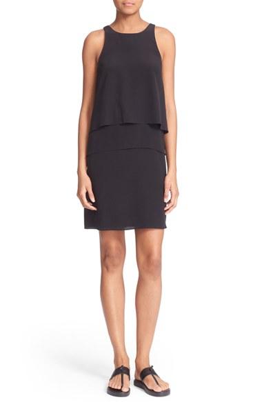 Women's Tibi Layered Silk Dress